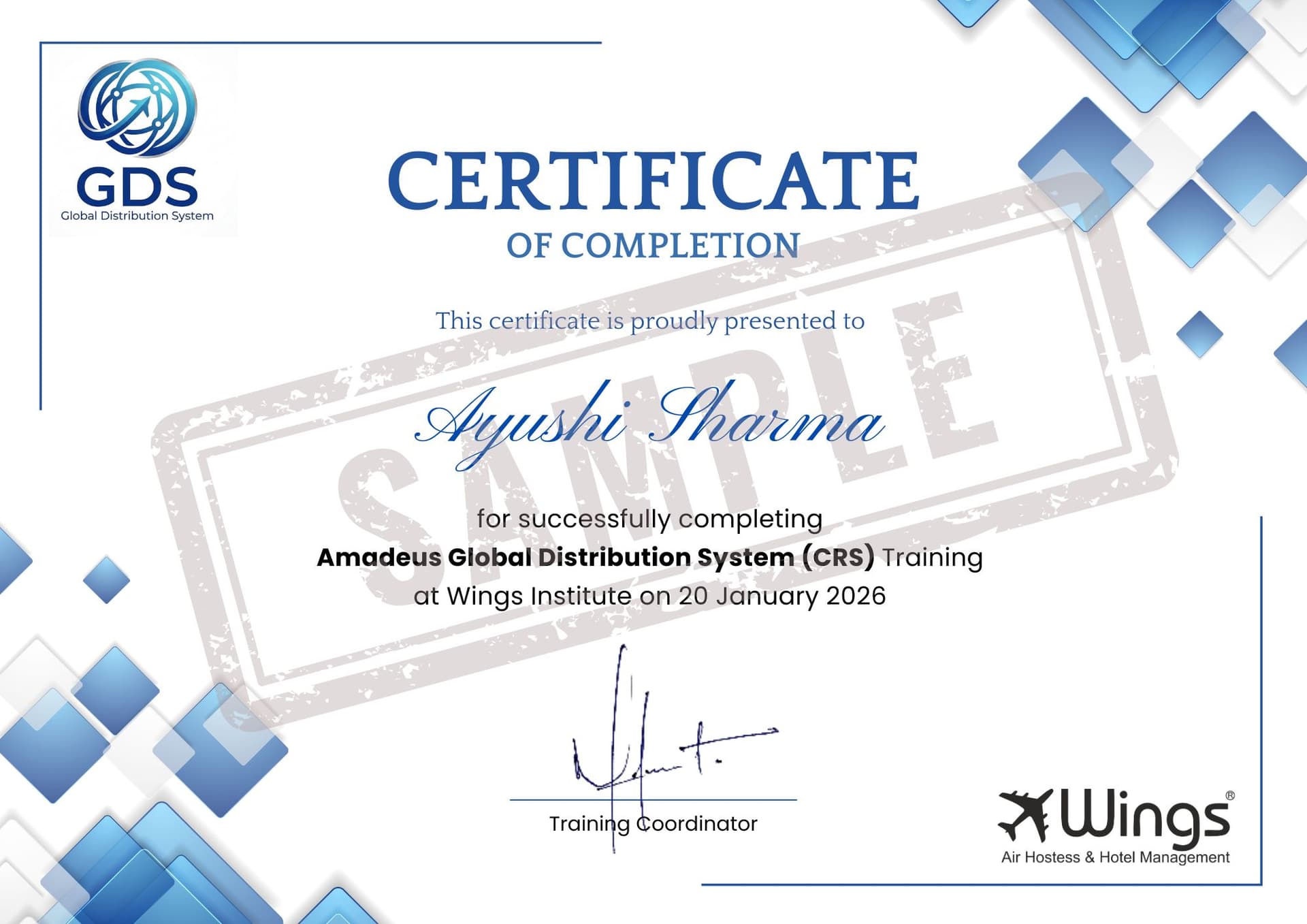 Amadeus Global Distribution System (GDS)