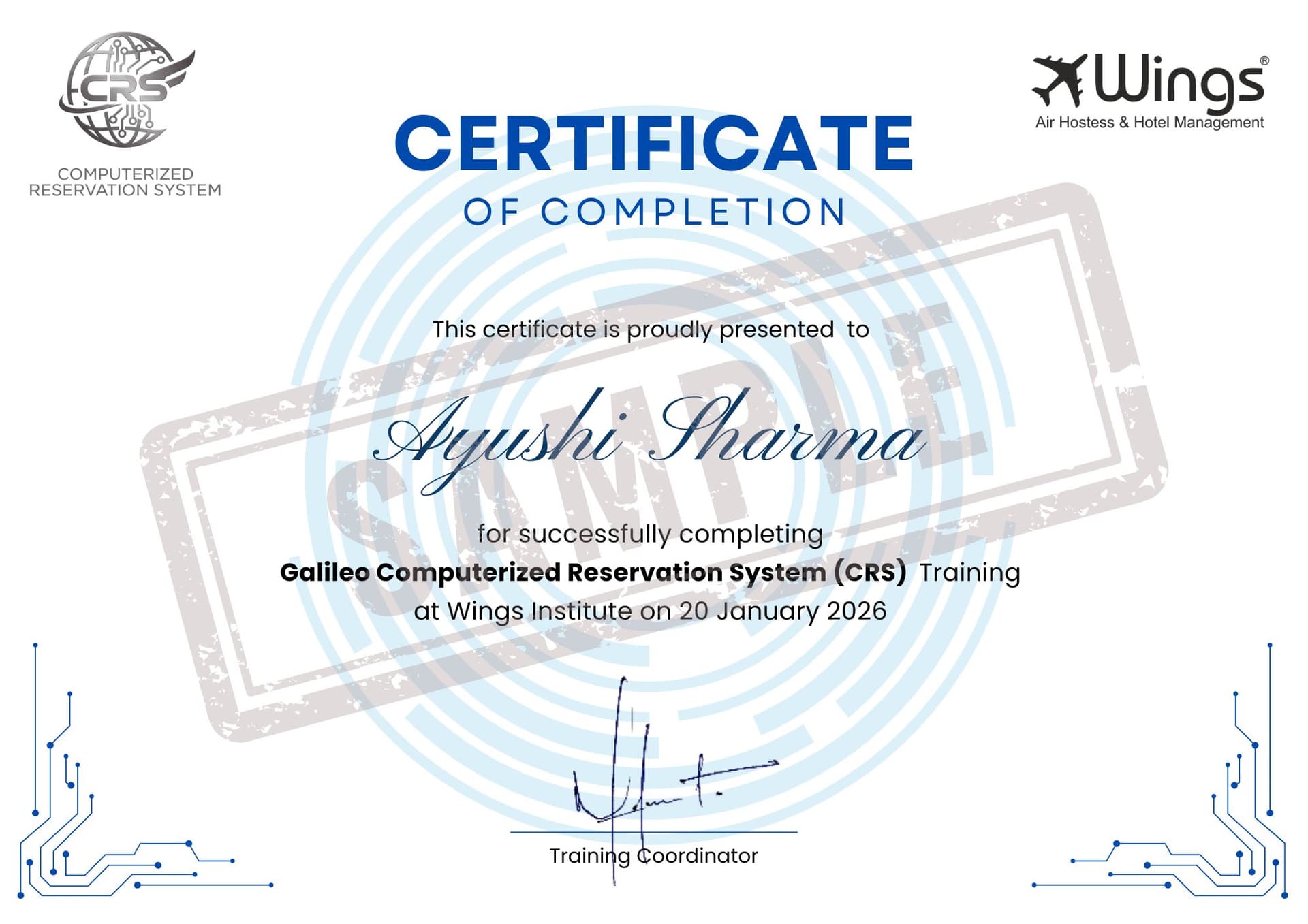 Galileo Computerized Reservation System (CRS)