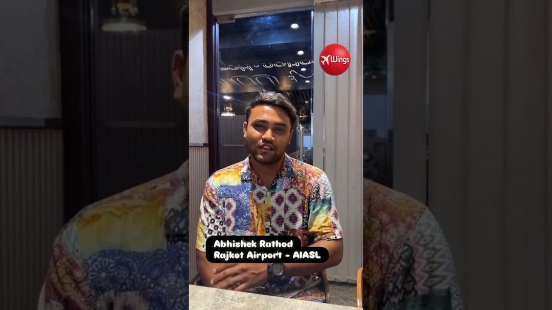 Abhishek Rathod hired by Air India (AIASL) Rajkot Airport