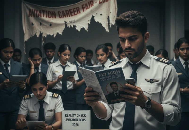The Reality of '100% Placement' in Aviation Institutes: Exposing Fake Job Guarantee Claims & Understanding True Aviation Placement Record 2026 - Cabin Crew career guide from Wings Institute Vadodara Gujarat