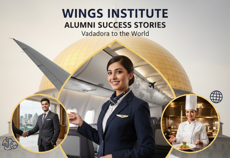 Wings Institute Placement & Student Reviews | Alumni Success Stories 2026 - Cabin Crew career guide from Wings Institute Vadodara Gujarat